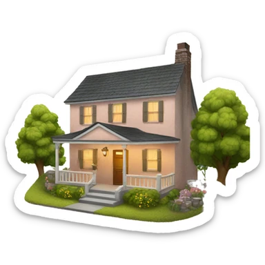 Cozy home sticker