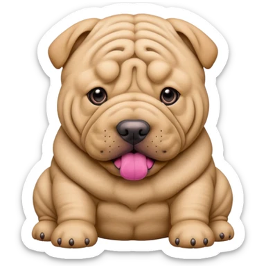 Chinese shar pei sticker
