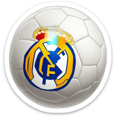 Real Madrid soccer emblem sticker