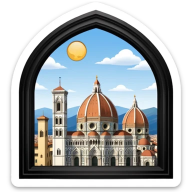 Florence cathedral  sticker