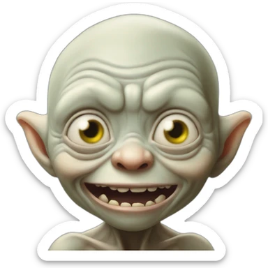 Gollum Amour sticker