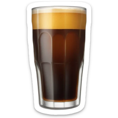 fernet coca-cola long glass sticker