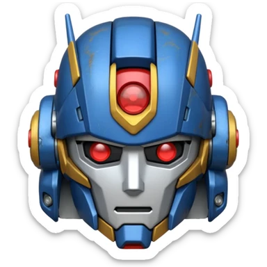 Gundam head sticker