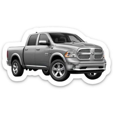 Grey 2016 ram 1500 sticker