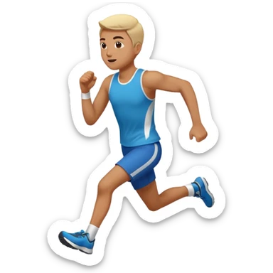 beat running sticker