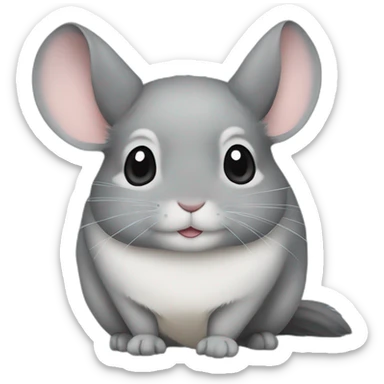 Chinchilla monja sticker