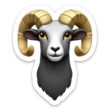 Aries ram sticker