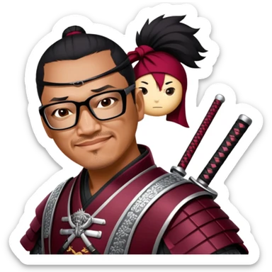 Resolute Samurai sticker