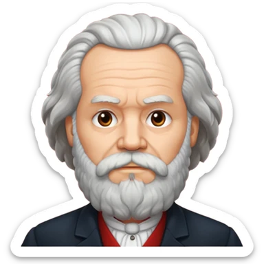 karl marx sticker