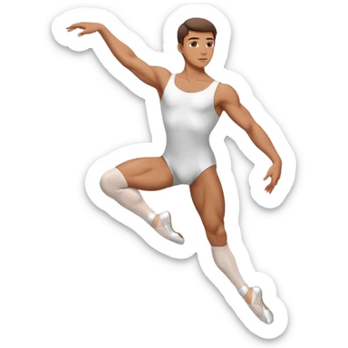 male.ballet dancer sticker
