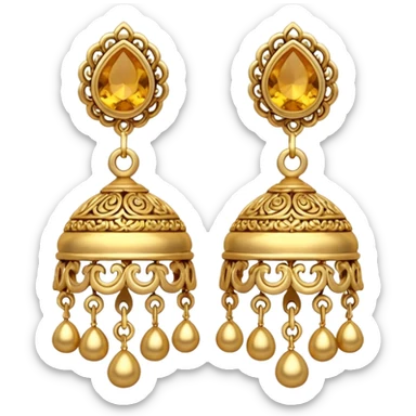 Jhumka emoji sticker