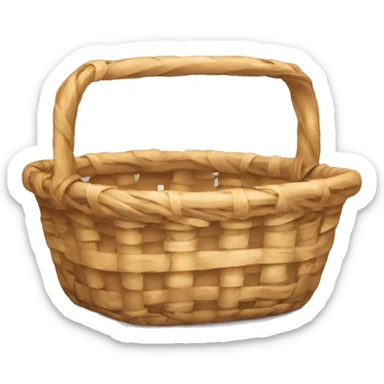 Cute basket  sticker