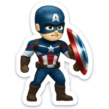 Captain America sticker