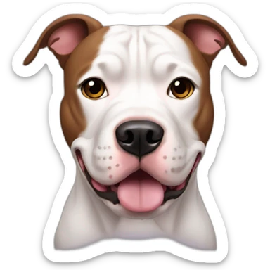 pitbull named princess sticker