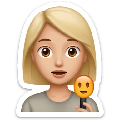 Listen, I just wanna talk. Don’t make emoji I told you. sticker
