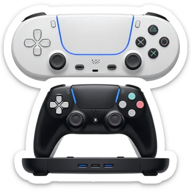 generate me a high quality ps5 sticker