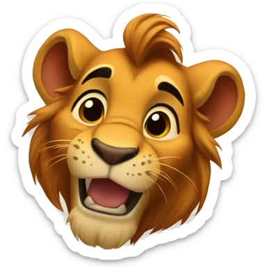 disney simba sticker