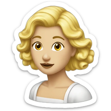 Blond vénitien sticker