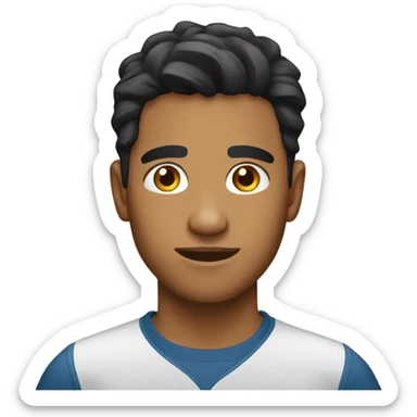 Young man Hispanic man sticker