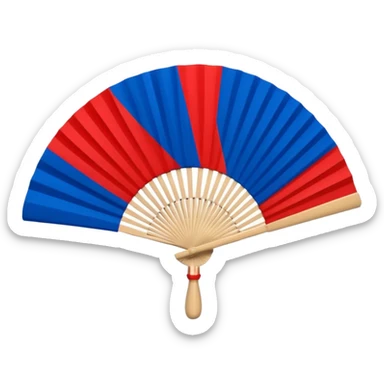 number onde hand fan nfl blue (#00A3E0) and red (#F9423A) sticker