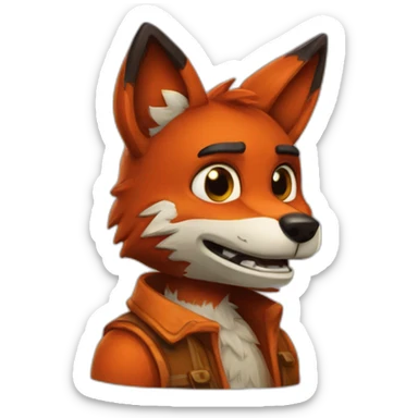 Foxy-five night AT fréddy sticker