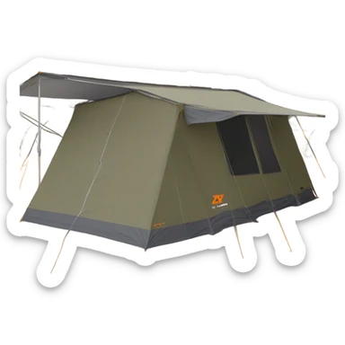 Oztent RX-5 with awning sticker