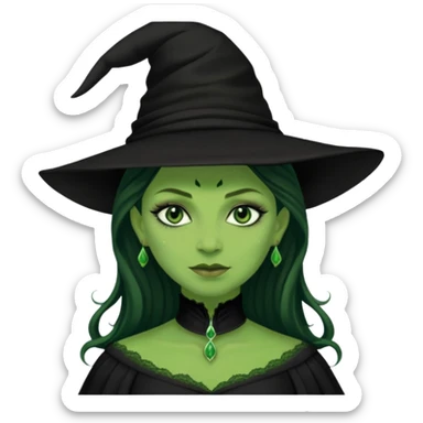 Elphaba sticker