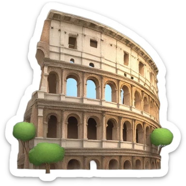 Rome colosseum sticker