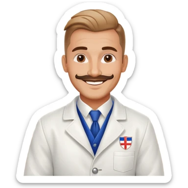 a happy croatian barber  sticker