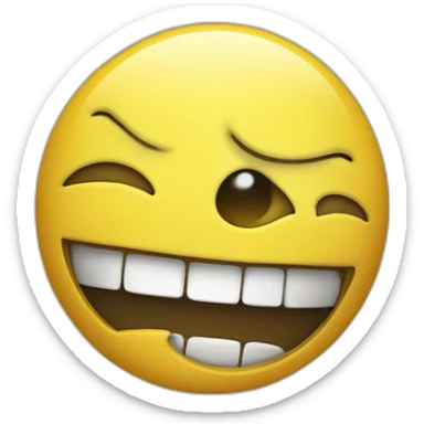 Proud yellow smiley sticker