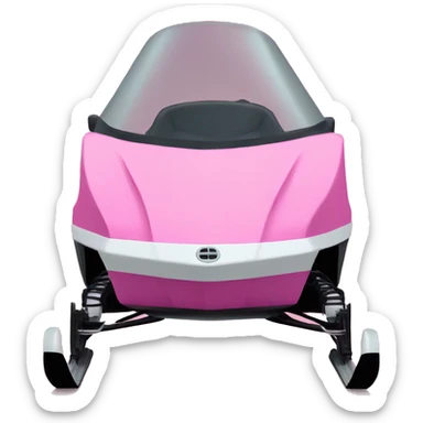 pink snowmobile sticker
