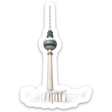 Berlin tv tower sticker