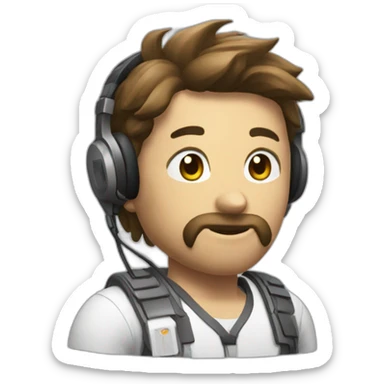 Console gamer sticker