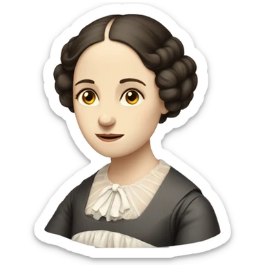 Ada Lovelace very upset frowning sad sticker