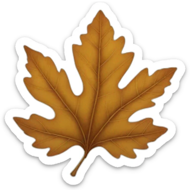 Leaf sticker