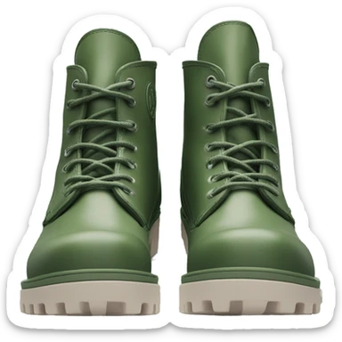 Original Palladium pampa Mens Low Boot Green sticker