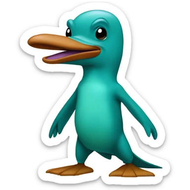 perry the platypus sticker