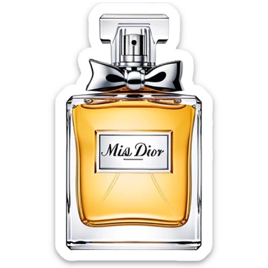 Miss dior perfume sticker