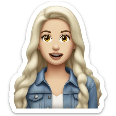 lana del rey singing sticker