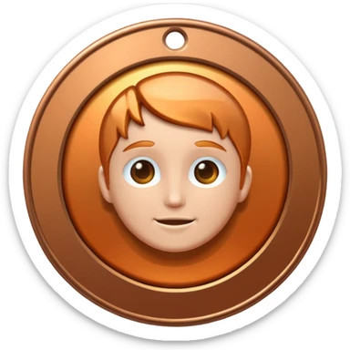 original bronze medal sticker