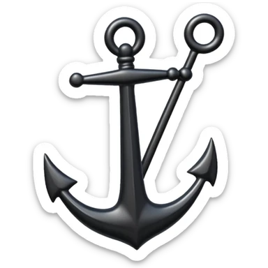 Je veux un emoji encre dans ce style là : ⚓ je veux qu’il représente l’amour sentimentale et attachant vers une personne plus discret le signe d’amour  sticker