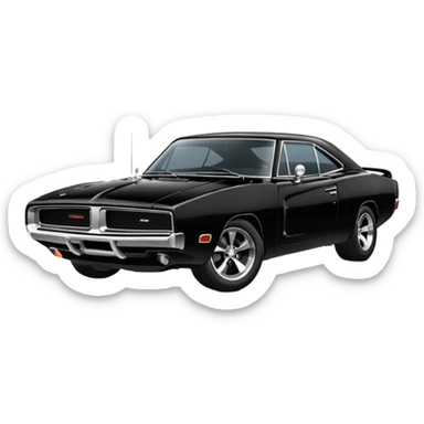 faz o dodge charge dos Velozes & Furiozos pra min? sticker