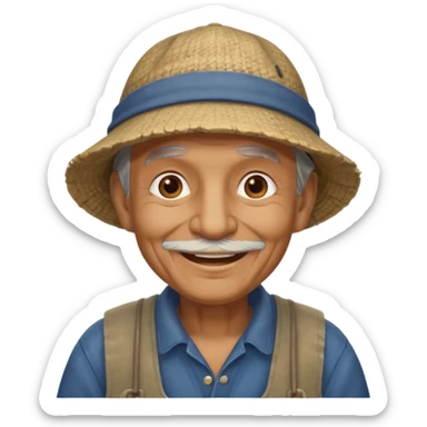 old nice fisherman sticker