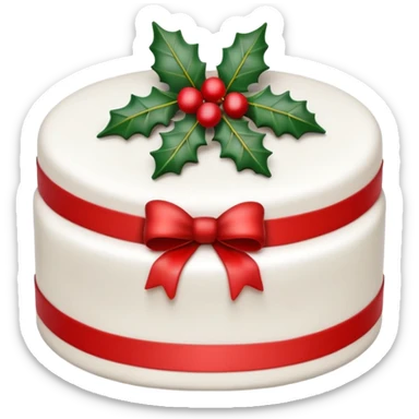 Christmas Cake sticker