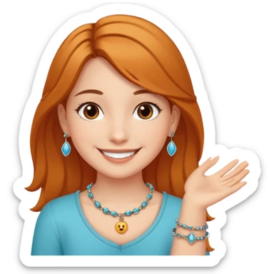 Charm Bracelet Girl sticker