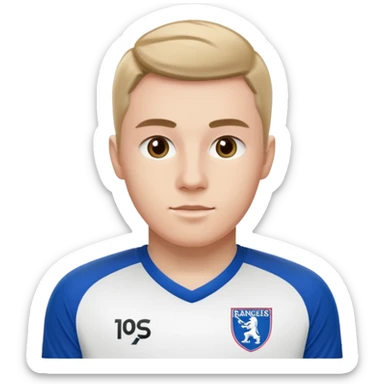 Glasgow rangers fan sticker