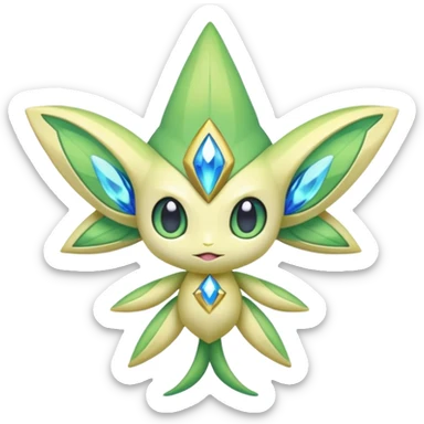 Celebi-Jirachi-fusion sticker