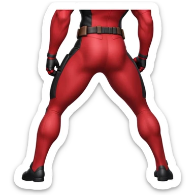DeadPool butt sticker