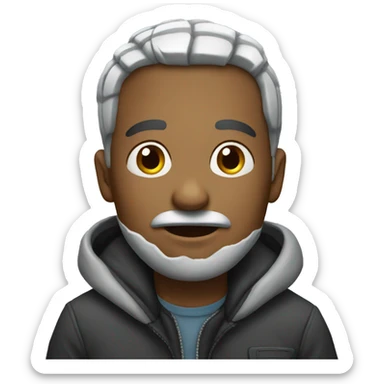 A cold emoji  sticker