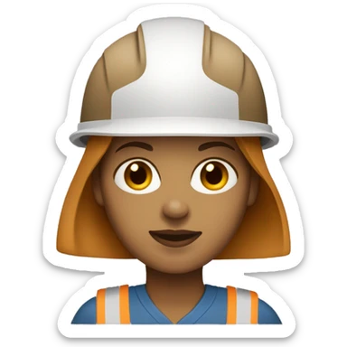 light-brown-skin-woman-civil-engineer sticker